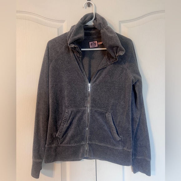 Juicy Couture Tops - Juicy Couture Velour Zip-Up